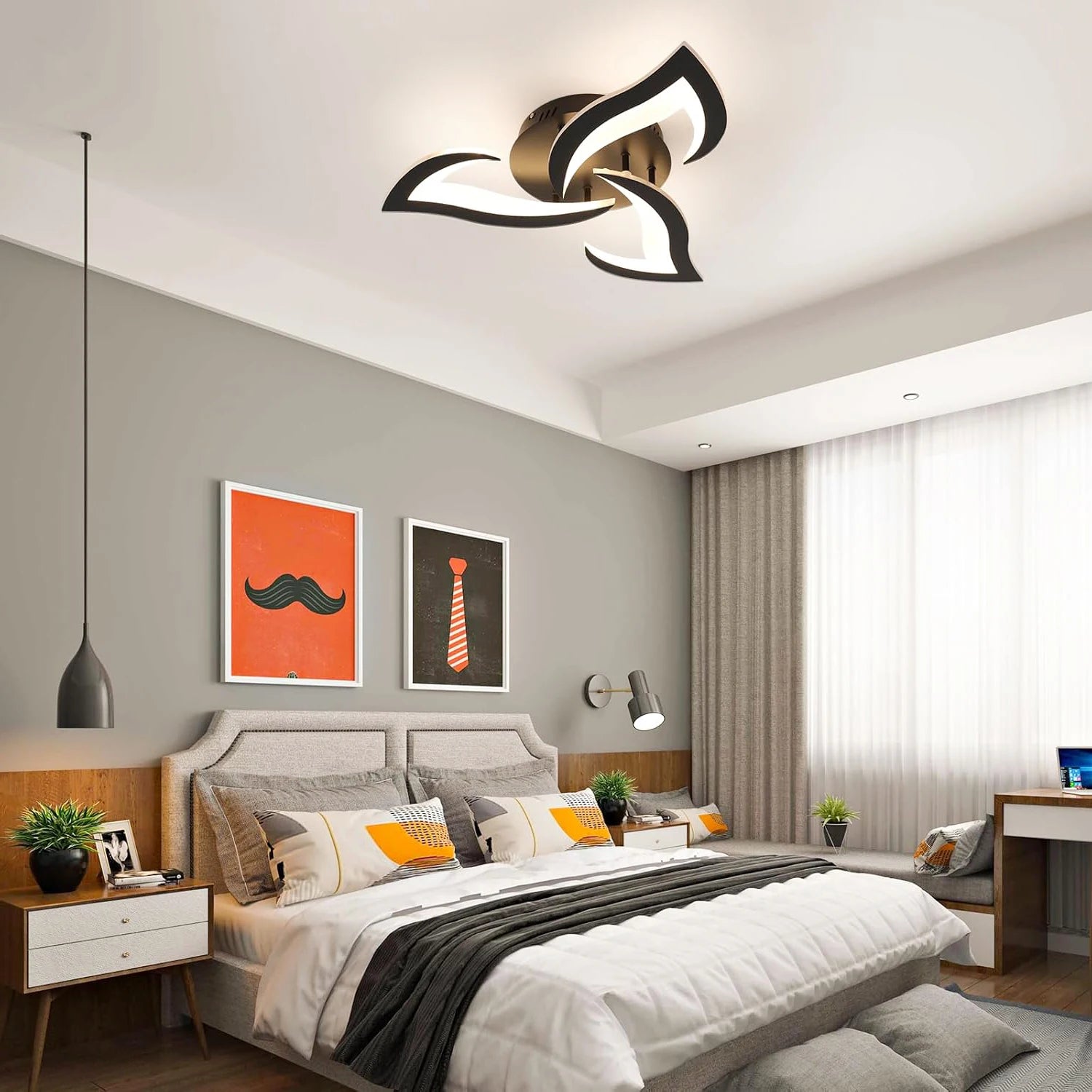 Luminaire de Plafond Extra-Plat – LED Intégrée – Style Contemporain Mes Luminaires