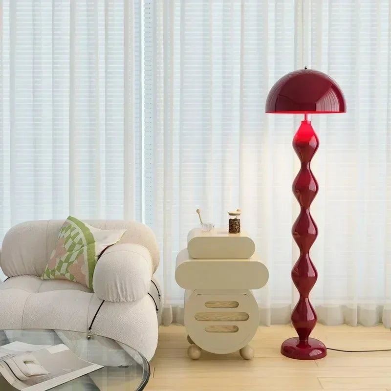 Luminaire de Salon Sculptural en Métal  – Abat-jour Dôme Mes Luminaires