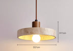 Luminaire de Table à Manger en Travertin – Suspension Design Salon et Cuisine Mes Luminaires