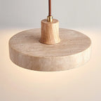 Luminaire de Table à Manger en Travertin – Suspension Design Salon et Cuisine Mes Luminaires