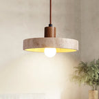 Luminaire de Table à Manger en Travertin – Suspension Design Salon et Cuisine Mes Luminaires