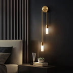 Luminaire "Duo Stem" – Applique Murale Verticale à deux Tiges Mes Luminaires