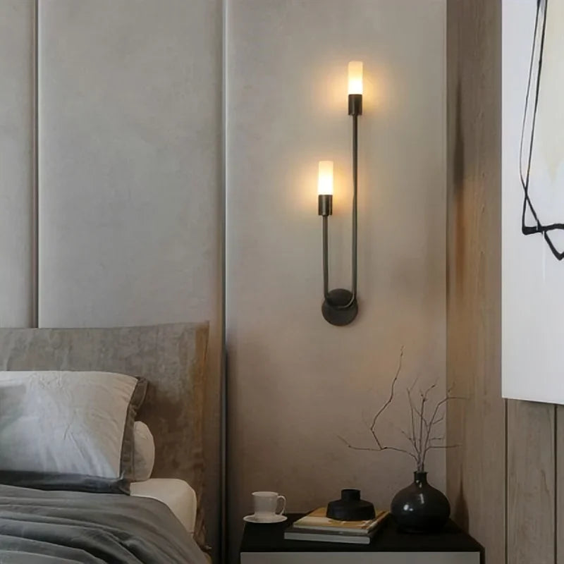 Luminaire "Duo Stem" – Applique Murale Verticale à deux Tiges Mes Luminaires