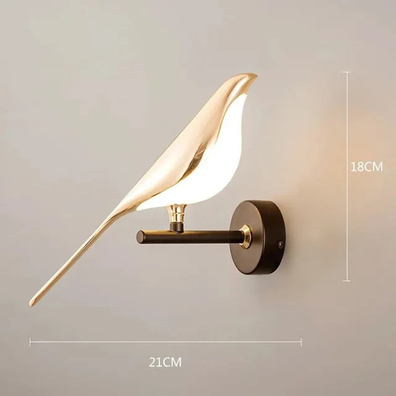 Luminaire "Envol" – Applique Murale avec Figurines Oiseaux Lumineuses Mes Luminaires
