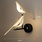 Luminaire "Envol" – Applique Murale avec Figurines Oiseaux Lumineuses Mes Luminaires