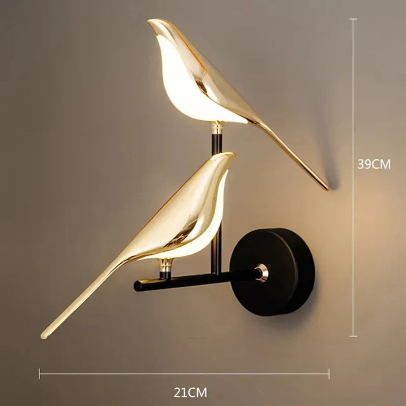 Luminaire "Envol" – Applique Murale avec Figurines Oiseaux Lumineuses Mes Luminaires