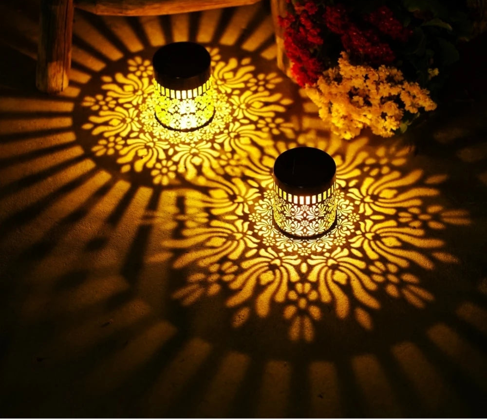 Luminaire Extérieur "Boho-Light" – Solaire en Métal Ciselé Mes Luminaires