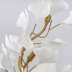 Luminaire "Foliage" – Applique Mural Artistique avec Feuilles de Porcelaine Mes Luminaires