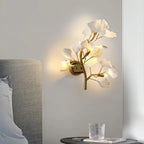Luminaire "Foliage" – Applique Mural Artistique avec Feuilles de Porcelaine Mes Luminaires