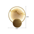 Luminaire Mural "Full Moon" – Disque en Cuivre Rétro-éclairé Mes Luminaires
