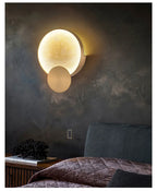 Luminaire Mural "Full Moon" – Disque en Cuivre Rétro-éclairé Mes Luminaires