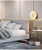 Luminaire Mural "Full Moon" – Disque en Cuivre Rétro-éclairé Mes Luminaires