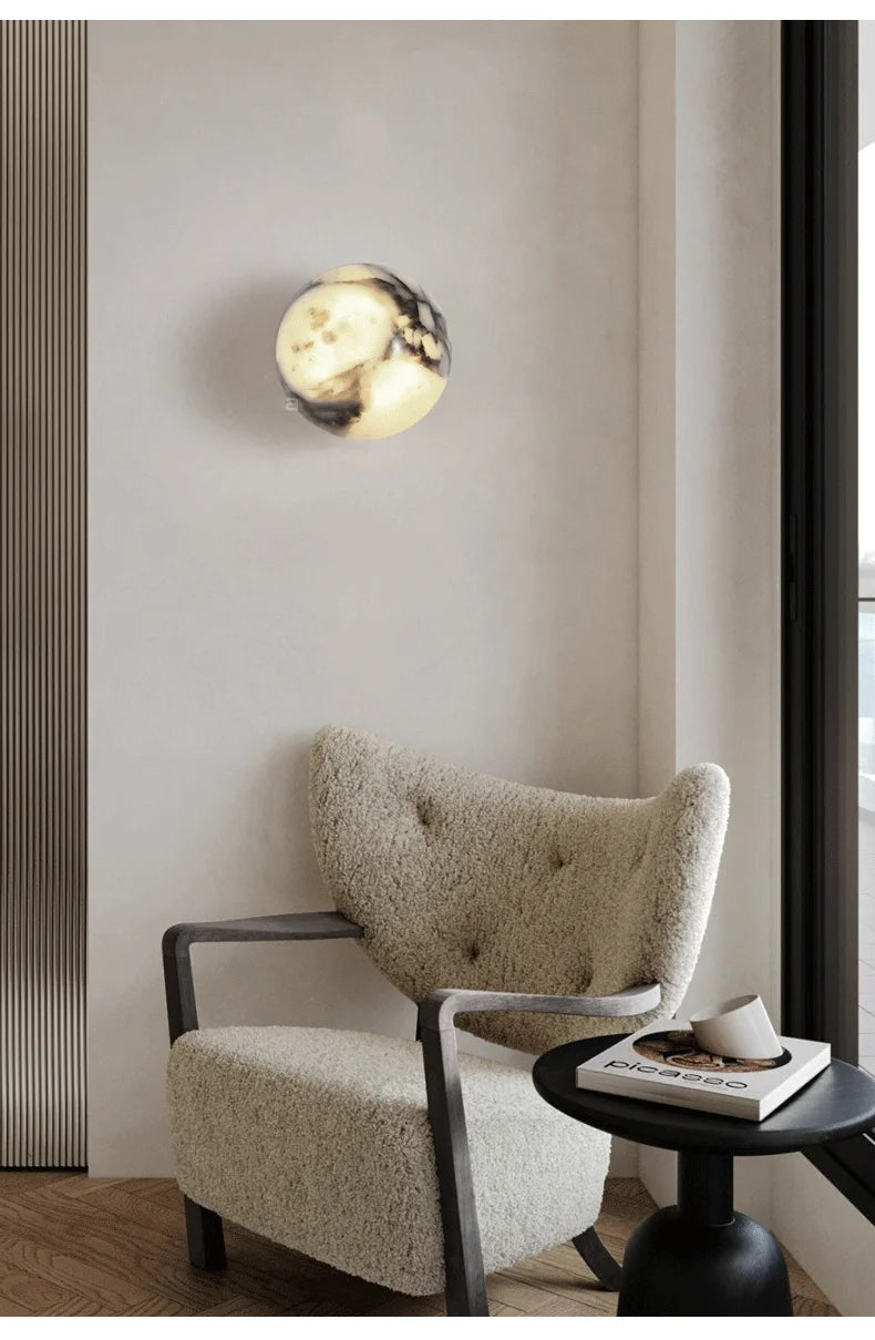 Luminaire "Orbite" – Sphère Lumineuse Murale au Design Contemporain Mes Luminaires