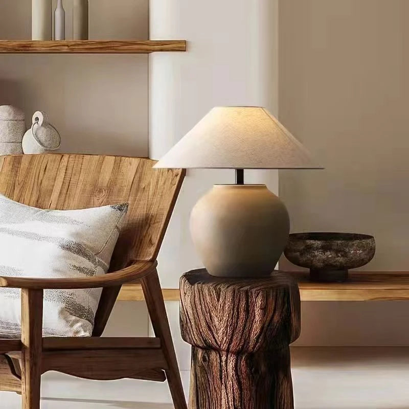 Luminaire "Sérénité" – Lampe Artisanale au Design Organique Mes Luminaires