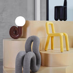Luminaire "Sinuous" – Lampe Globe avec Pied en Forme de Serpent Mes Luminaires