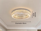 Lustre "Couronne de Cristal" – Plafonnier Moderne à Éclairage Moderne Mes Luminaires