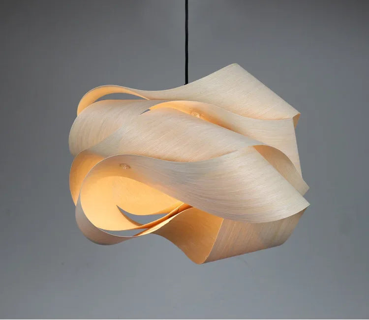Lustre Design "Arborescence" – Suspension en Bois Courbé et Organique Mes Luminaires