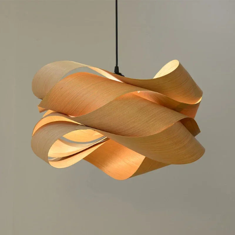 Lustre Design "Arborescence" – Suspension en Bois Courbé et Organique Mes Luminaires
