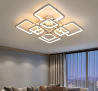 Plafonnier "Architecture" – Design Contemporain à Cadres Superposés Mes Luminaires