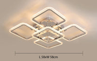 Plafonnier "Architecture" – Design Contemporain à Cadres Superposés Mes Luminaires