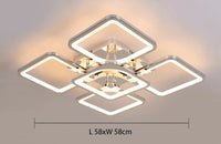 Plafonnier "Architecture" – Design Contemporain à Cadres Superposés Mes Luminaires