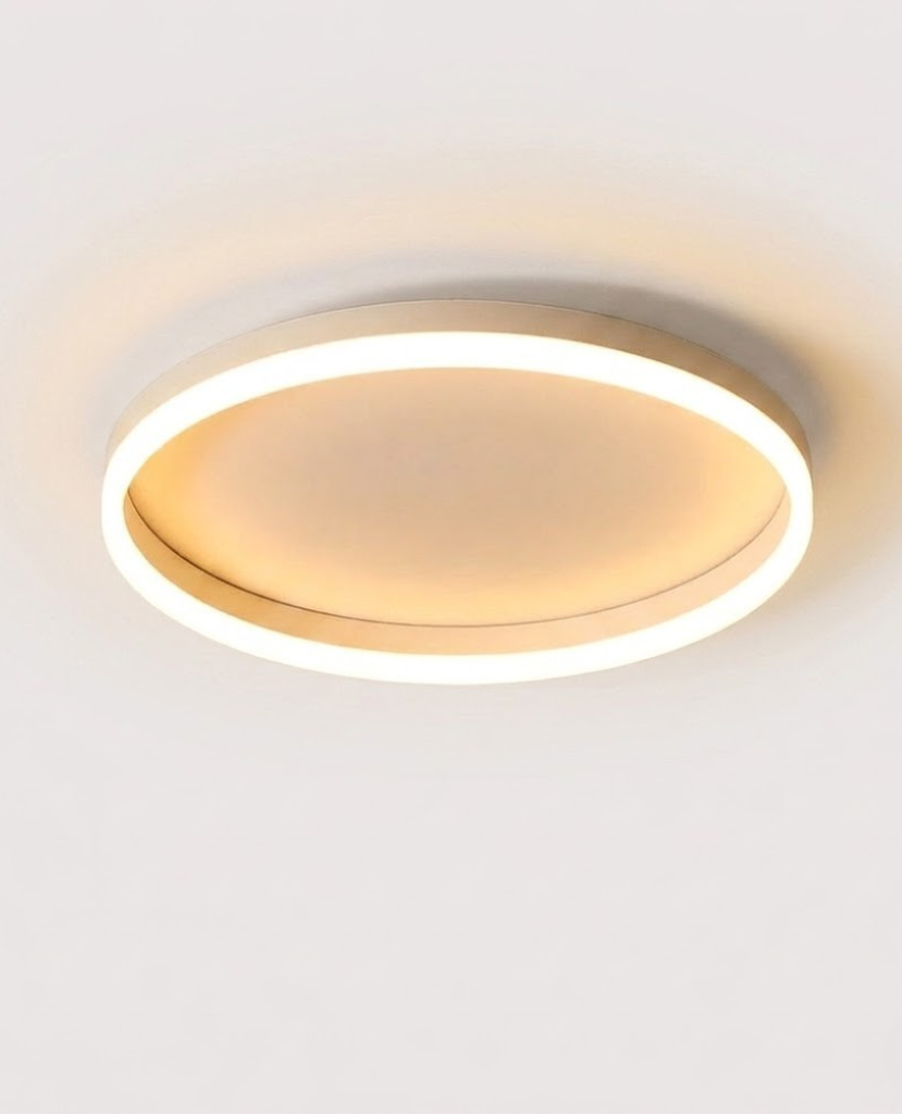 Plafonnier "Eclipse" – Anneau de Lumière LED à Diffusion Douce Mes Luminaires
