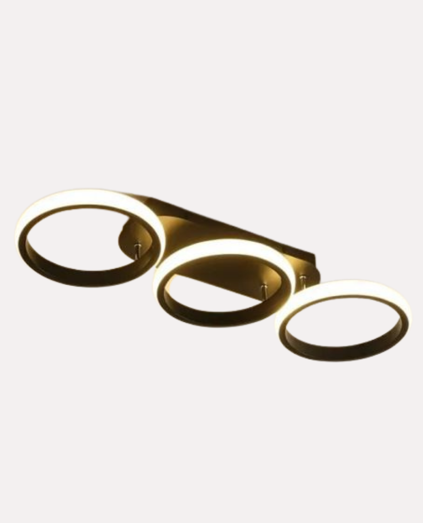 Plafonnier "Eclipse" – Structure d'Anneaux Lumineux Design Mes Luminaires