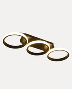 Plafonnier "Eclipse" – Structure d'Anneaux Lumineux Design Mes Luminaires