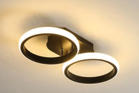 Plafonnier "Eclipse" – Structure d'Anneaux Lumineux Design Mes Luminaires