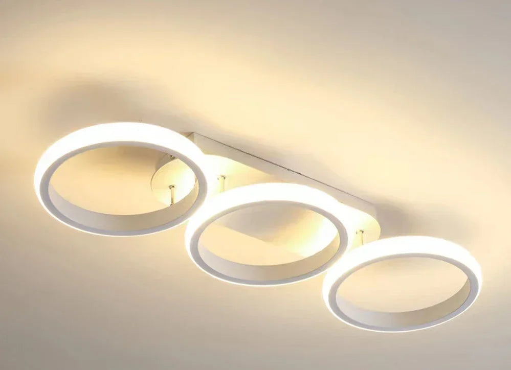 Plafonnier "Eclipse" – Structure d'Anneaux Lumineux Design Mes Luminaires