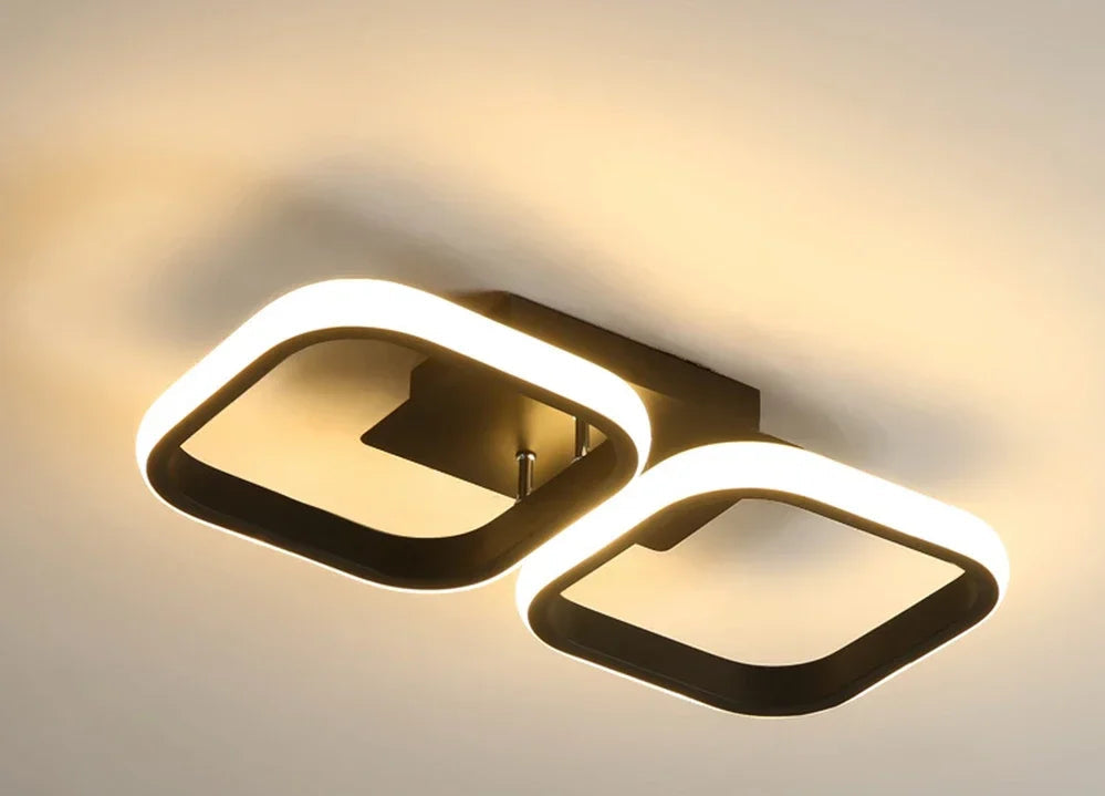Plafonnier "Eclipse" – Structure d'Anneaux Lumineux Design Mes Luminaires