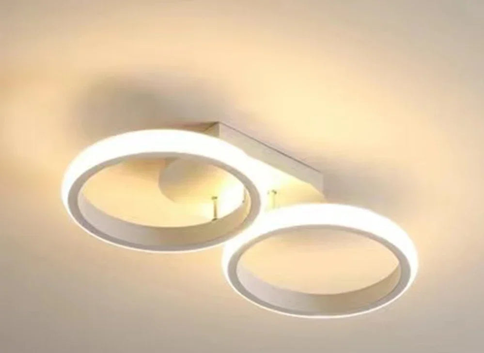 Plafonnier "Eclipse" – Structure d'Anneaux Lumineux Design Mes Luminaires
