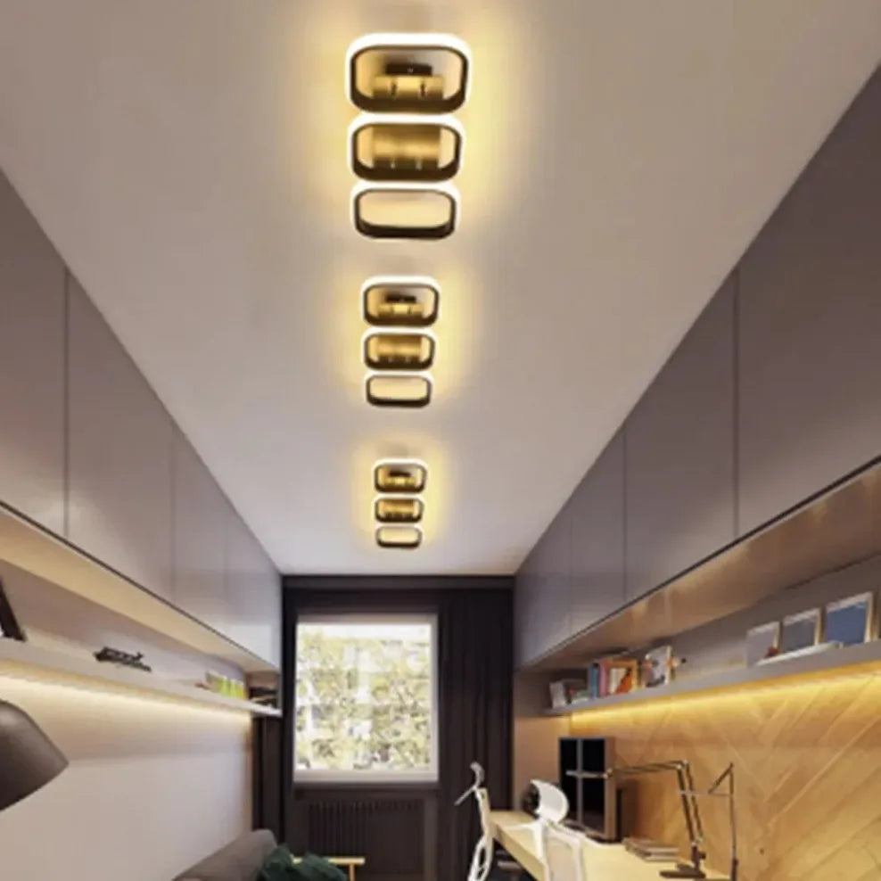 Plafonnier "Eclipse" – Structure d'Anneaux Lumineux Design Mes Luminaires