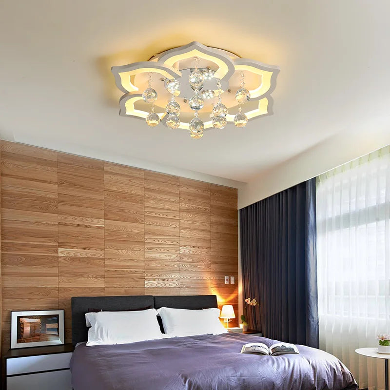 Plafonnier "Éclosion" – Lustre Moderne aux Pétales Lumineux Mes Luminaires
