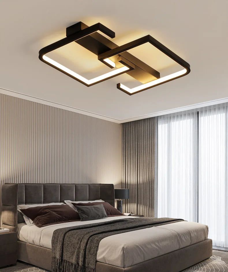 Plafonnier Géométrique Extra-Plat – Intensité Réglable Loft Mes Luminaires