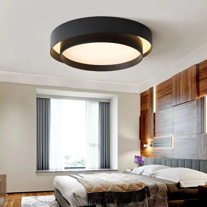 Plafonnier LED Moderne Double Niveau – Éclairage Salon & Chambre Mes Luminaires