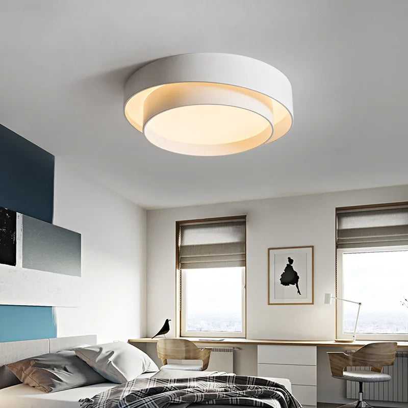 Plafonnier LED Moderne Double Niveau – Éclairage Salon & Chambre Mes Luminaires