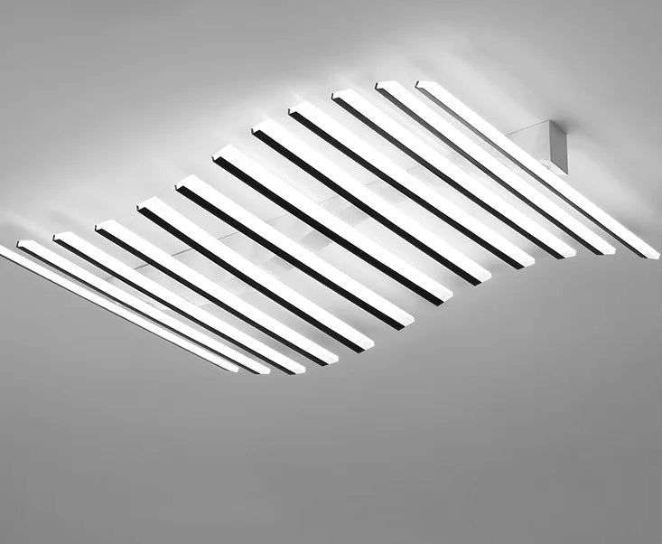 Plafonnier Minimaliste "Horizon" – Luminaire de Plafond Multi-Barres LED Mes Luminaires