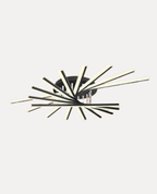 Plafonnier Multi-branches "Octave" – Luminaire Linéaire Ajustable Noir et Or Mes Luminaires