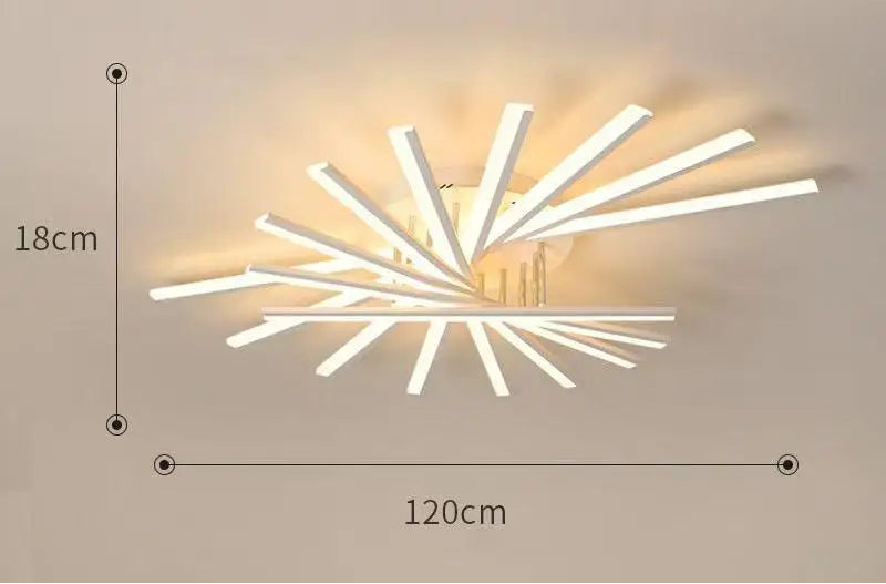 Plafonnier Multi-branches "Octave" – Luminaire Linéaire Ajustable Noir et Or Mes Luminaires