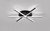 Plafonnier Multi-branches "Octave" – Luminaire Linéaire Ajustable Noir et Or Mes Luminaires