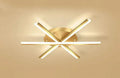 Plafonnier Multi-branches "Octave" – Luminaire Linéaire Ajustable Noir et Or Mes Luminaires