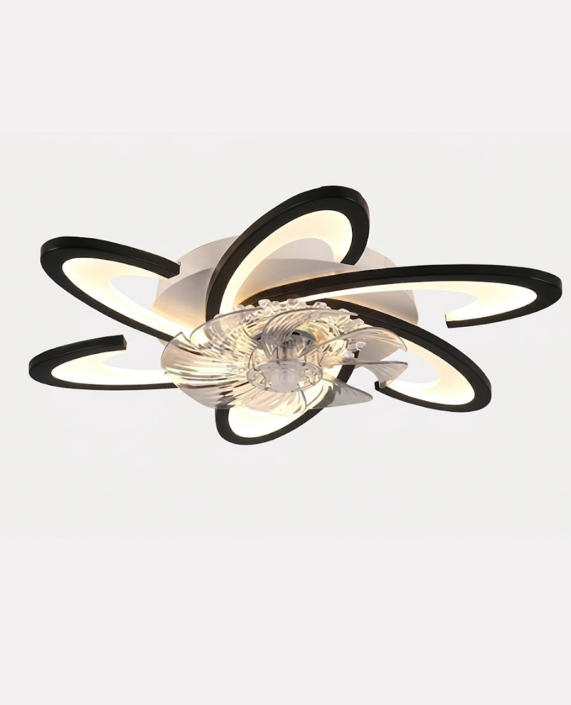 Plafonnier Ventilateur "Lotus Air" – LED Design Moderne Mes Luminaires