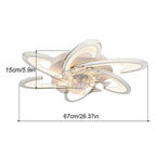 Plafonnier Ventilateur "Lotus Air" – LED Design Moderne Mes Luminaires