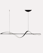 Suspension LED Design Vague et Ligne – Lustre Linéaire Mes Luminaires