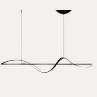 Suspension LED Design Vague et Ligne – Lustre Linéaire Mes Luminaires