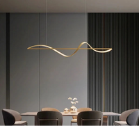 Suspension LED Design Vague et Ligne – Lustre Linéaire Mes Luminaires