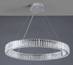 Suspension LED "Halo Gold" – Lustre Circulaire Moderne en Alliage Mes Luminaires