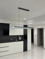 Suspension LED Linéaire "Parallel" – Luminaire Design pour Îlot de Cuisine Mes Luminaires