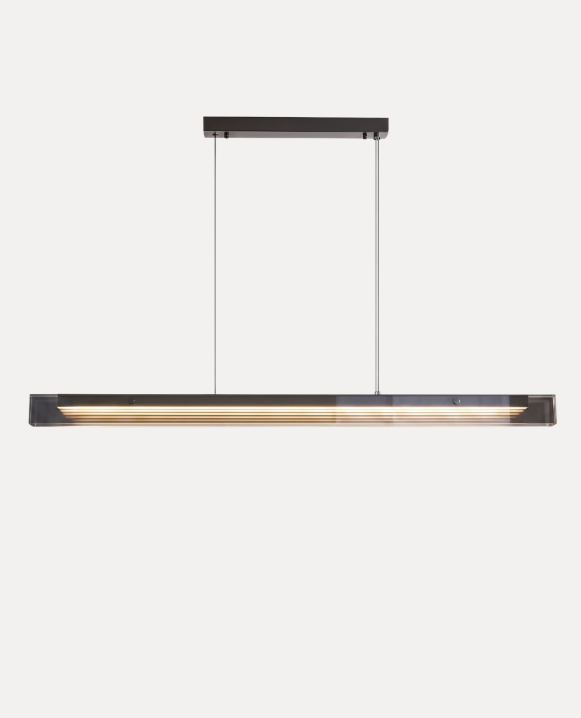 Suspension LED Linéaire "Parallel" – Luminaire Design pour Îlot de Cuisine Mes Luminaires